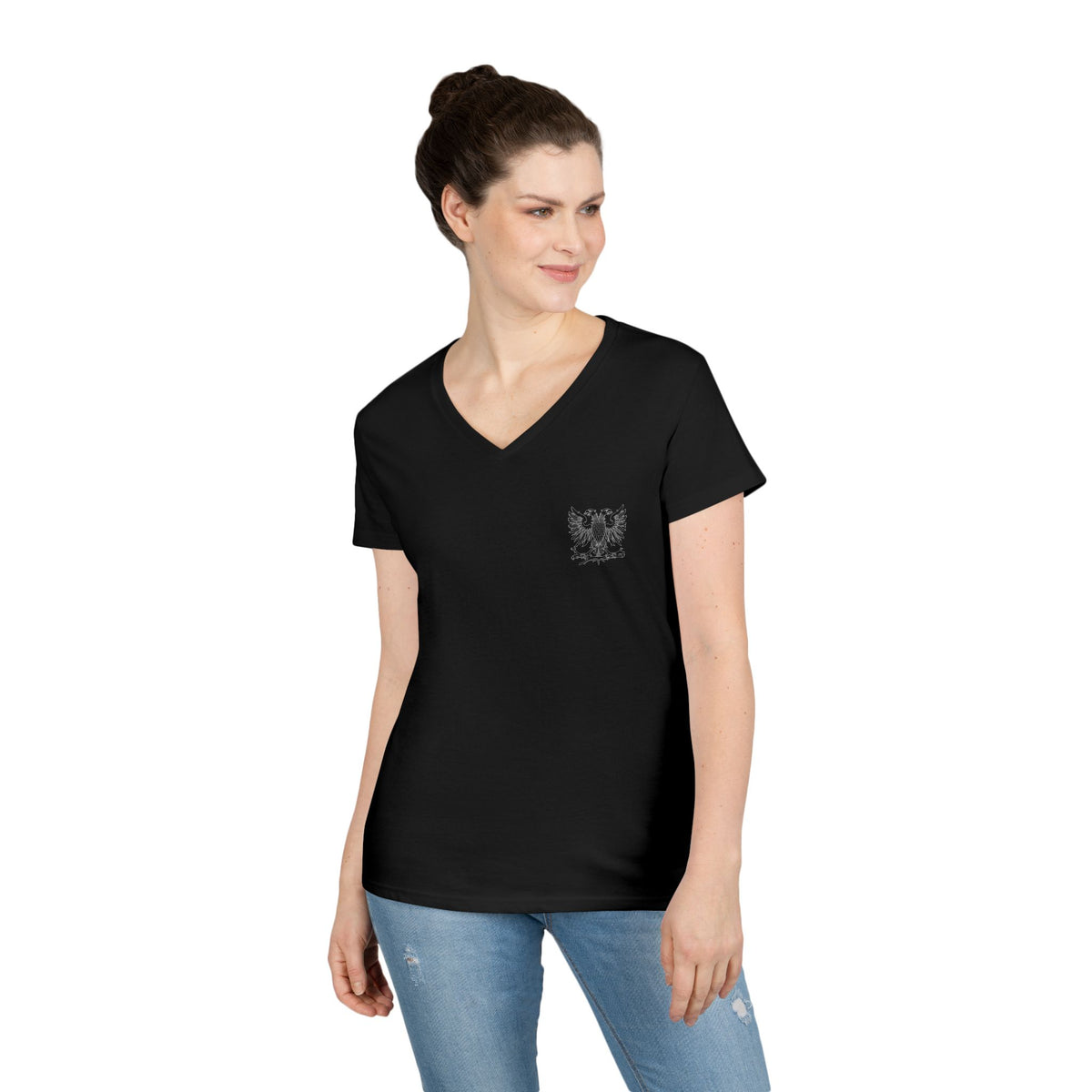 Bury Me Co. Eagle V neck