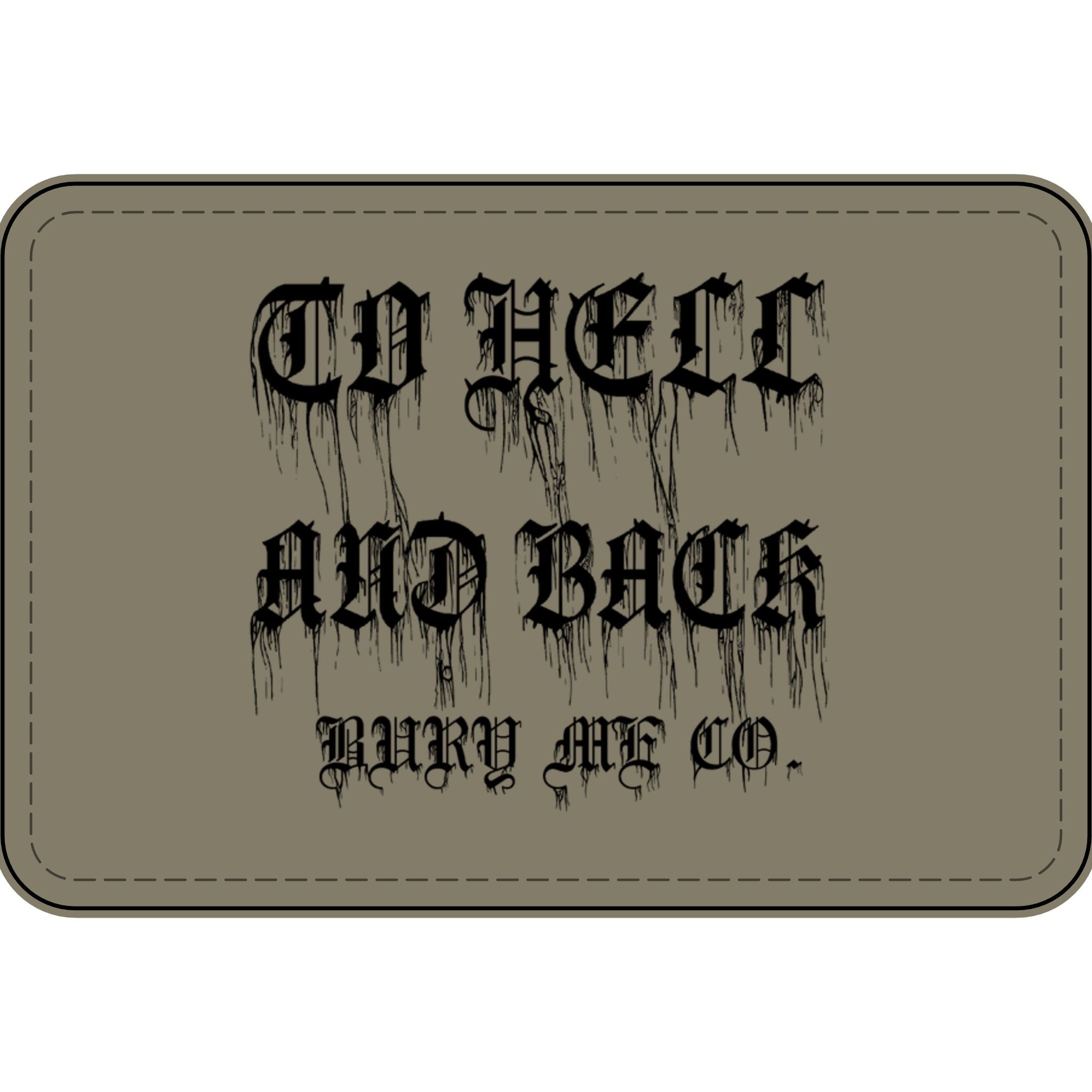 Faux Leather Patches (Engraving)