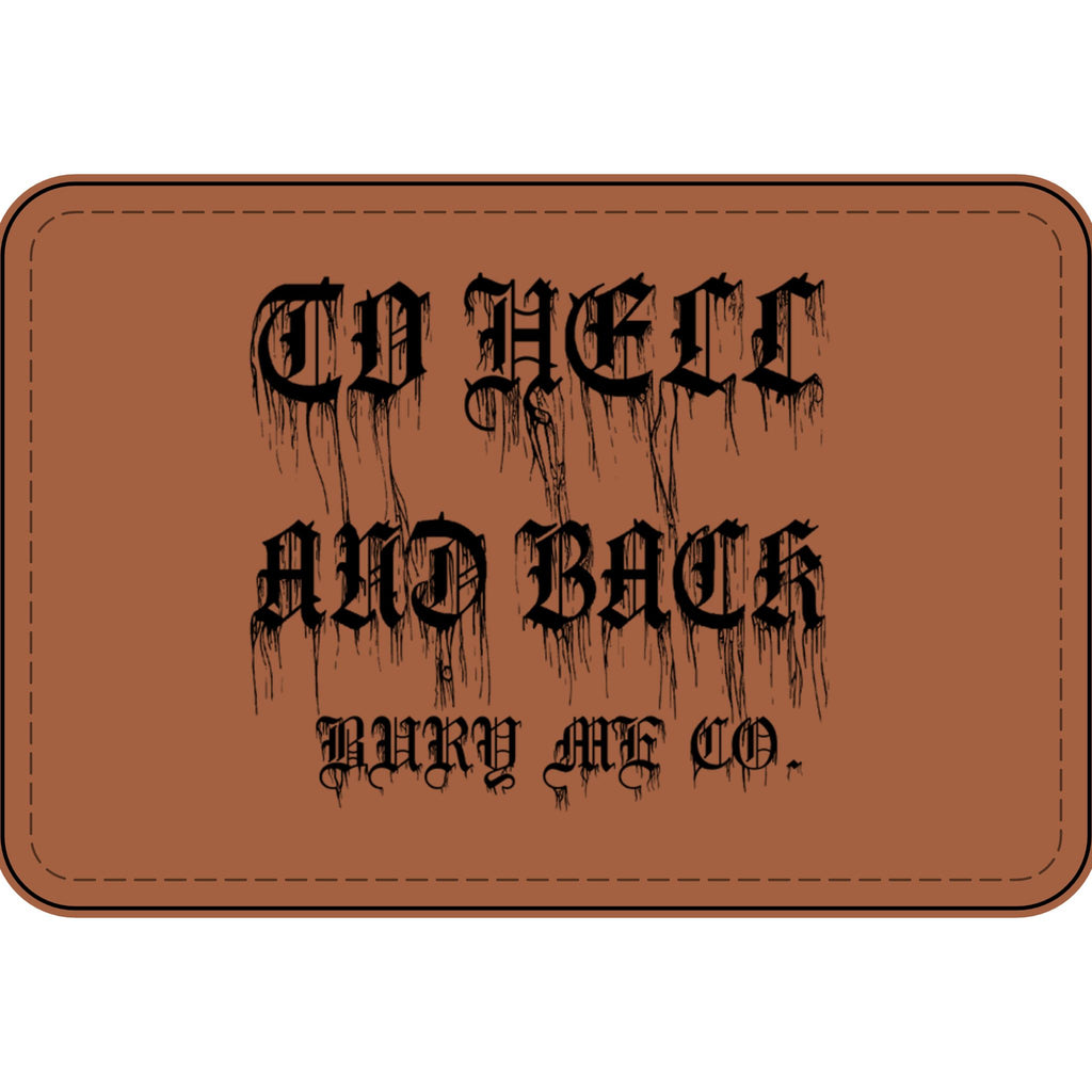 Faux Leather Patches (Engraving)