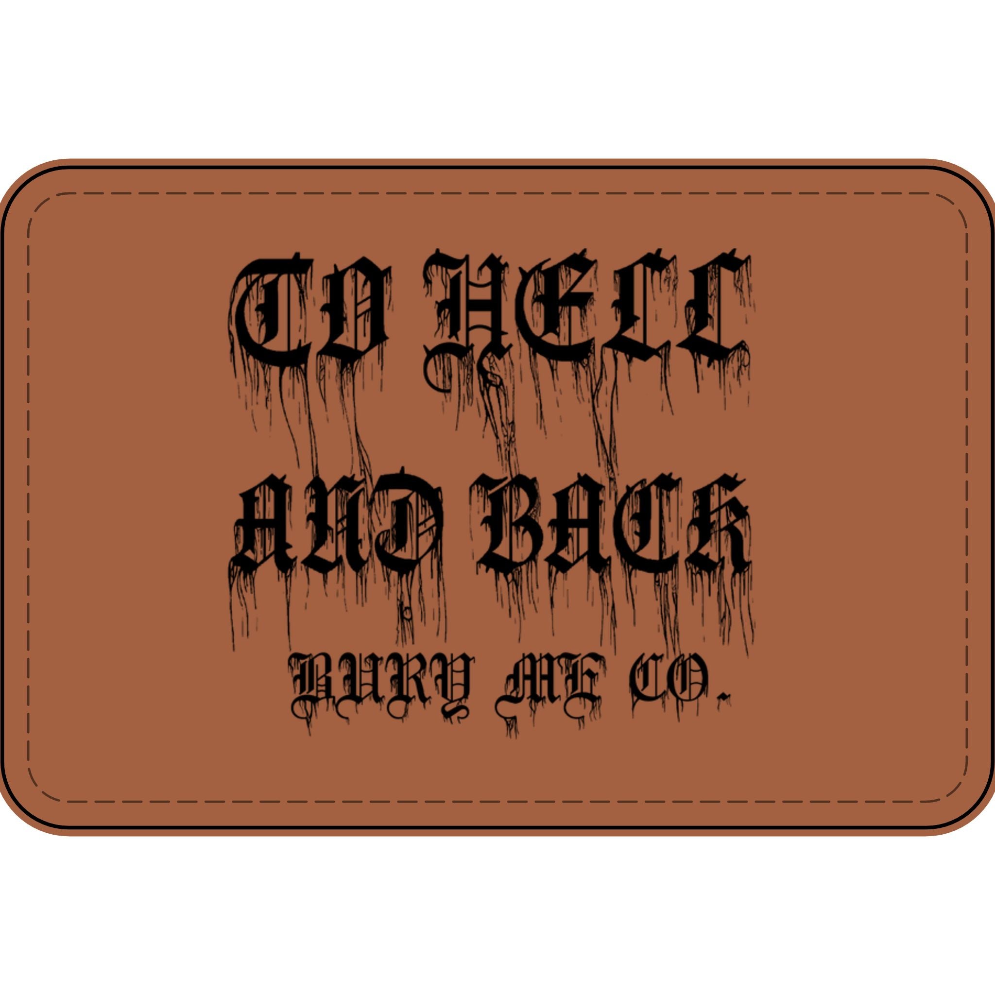 Faux Leather Patches (Engraving)