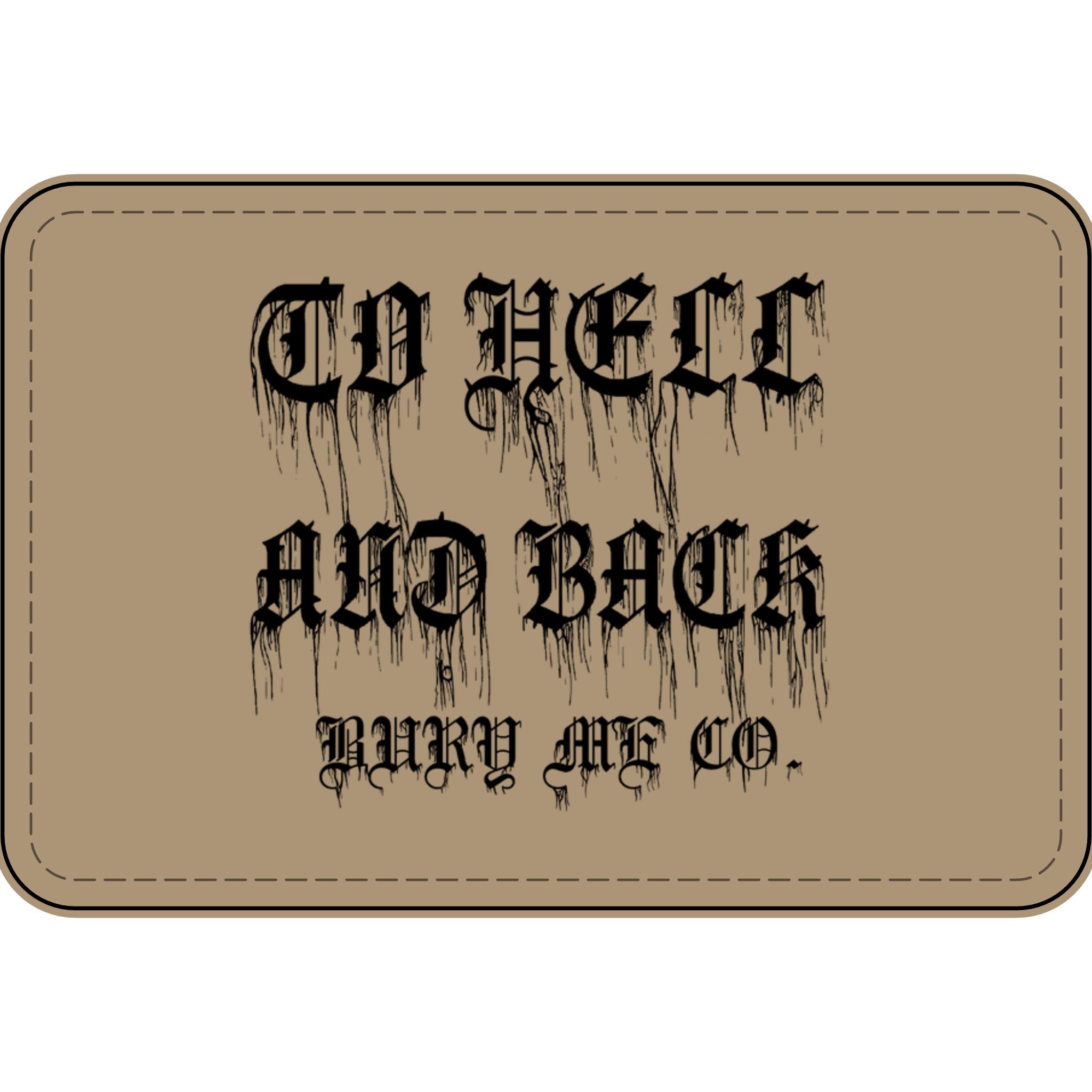Faux Leather Patches (Engraving)