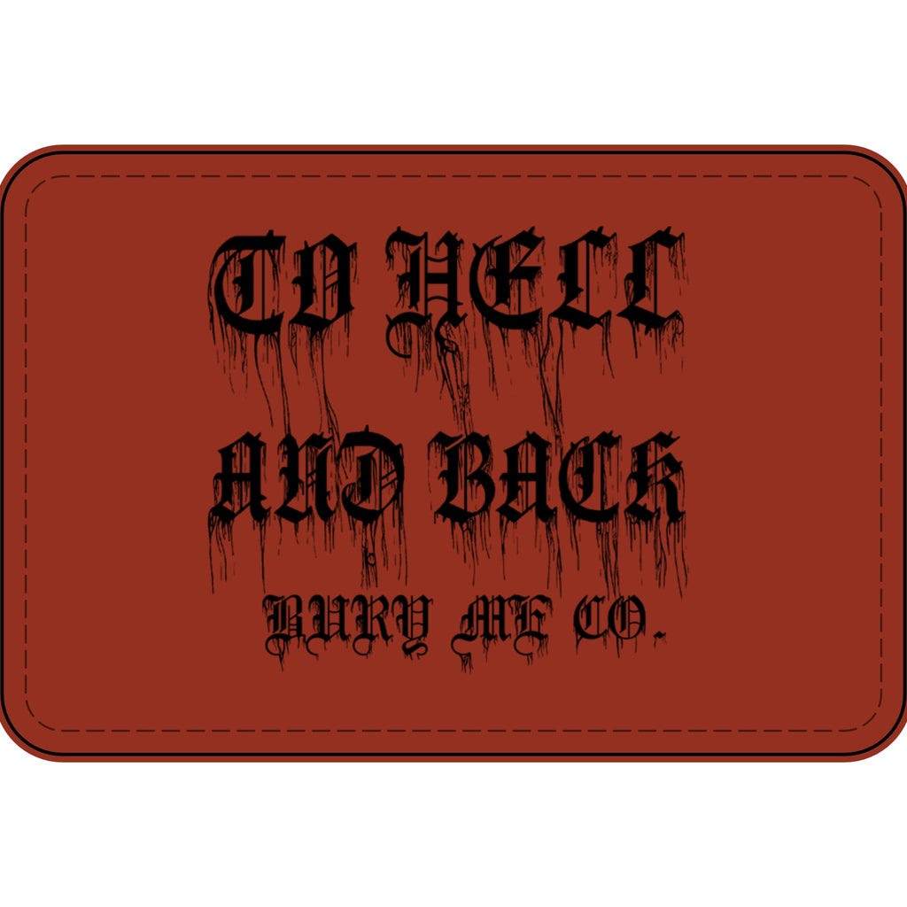 Faux Leather Patches (Engraving)