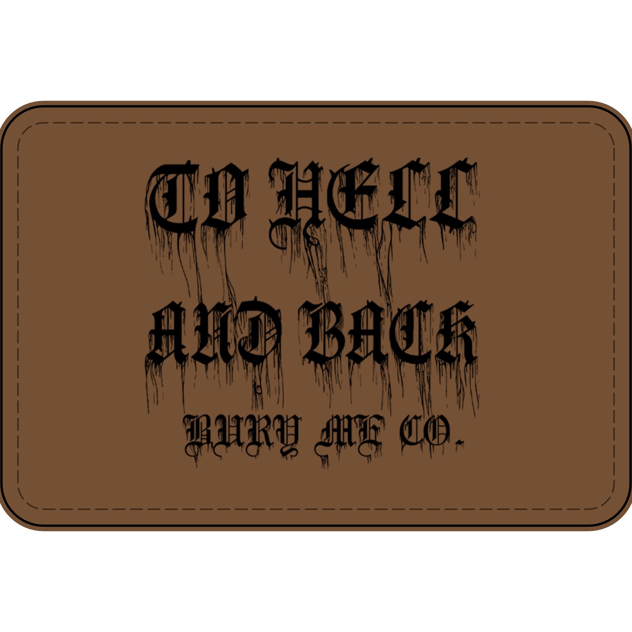 Faux Leather Patches (Engraving)