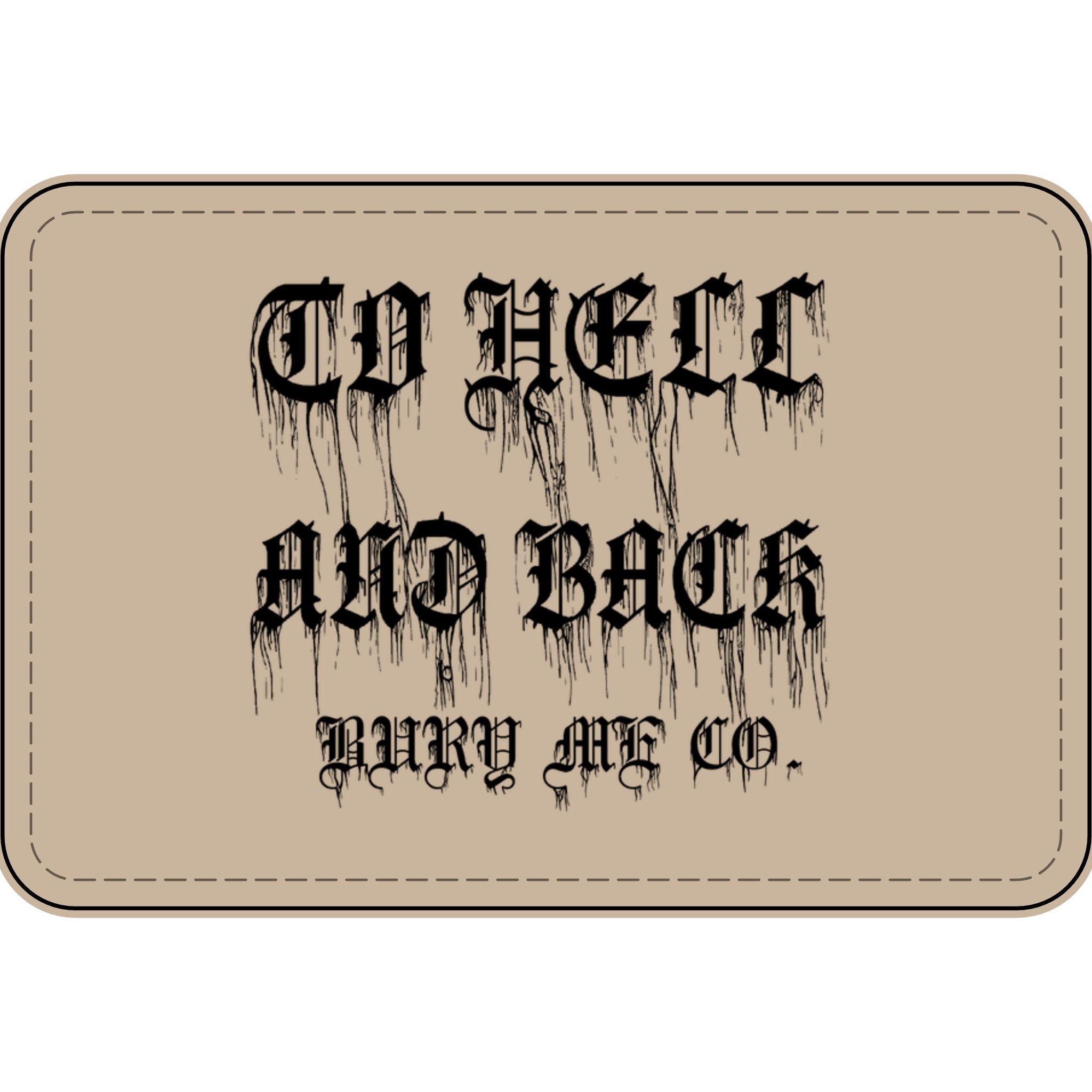 Faux Leather Patches (Engraving)