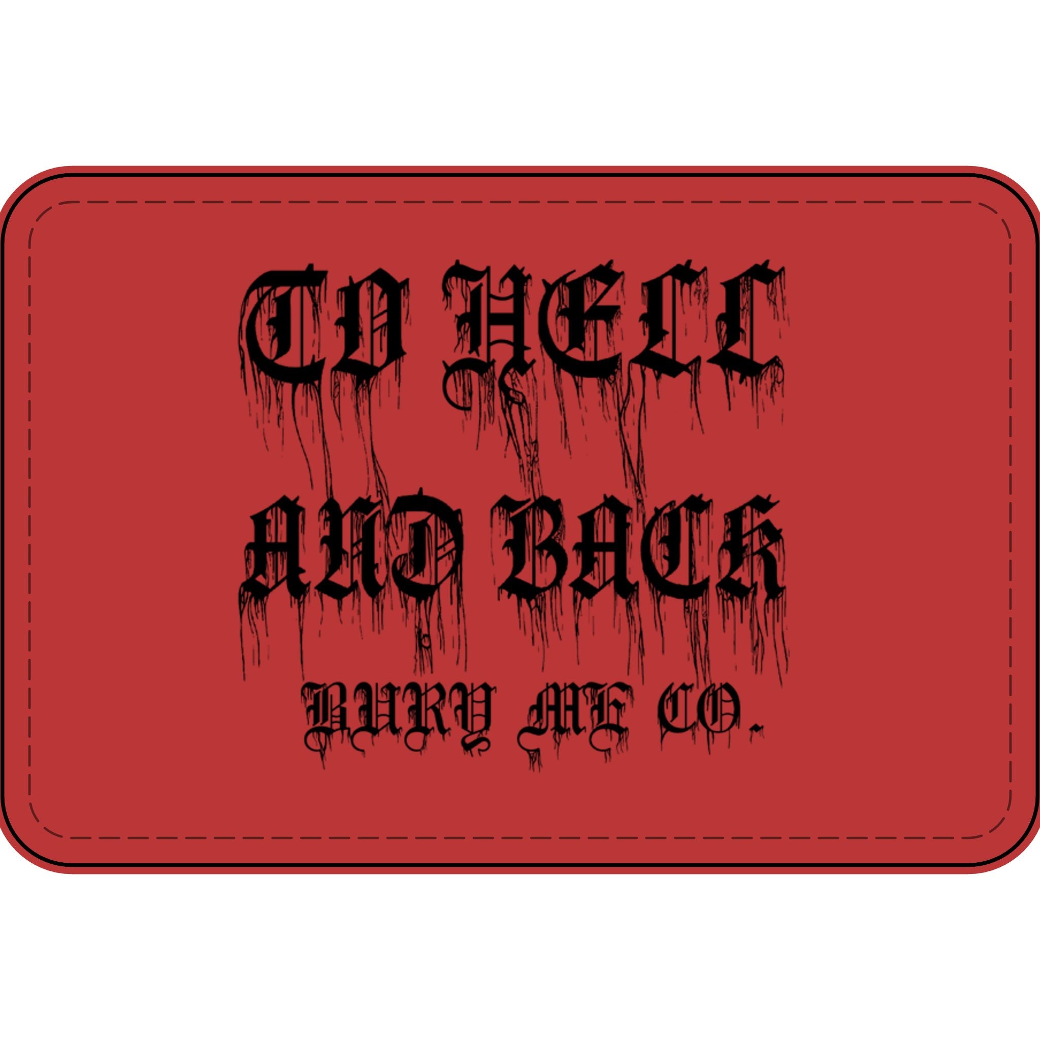 Faux Leather Patches (Engraving)