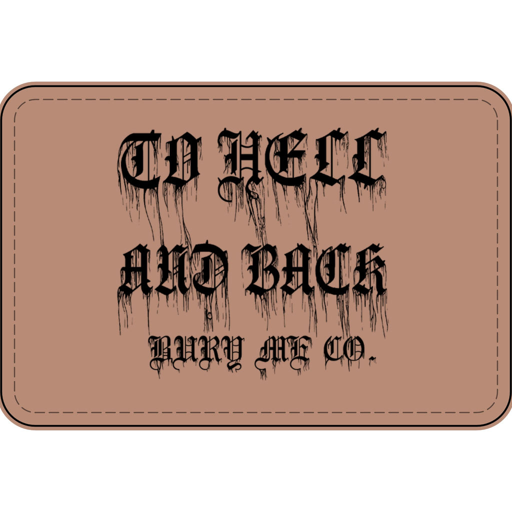 Faux Leather Patches (Engraving)